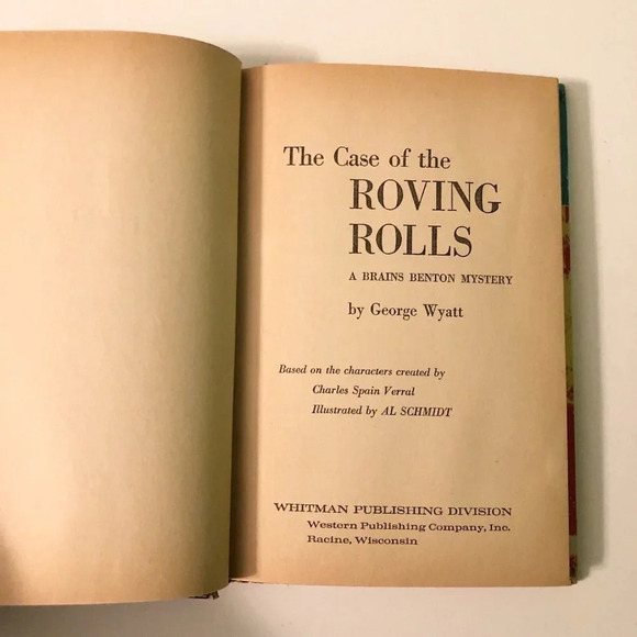 1961 The Case of the Roving Rolls A Brains Benton Mystery George Wyatt - Picture 10 of 16